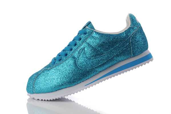 nike cortez 2013 chaussures femme black nike cortez cuir blight blue de la Chine moins cher